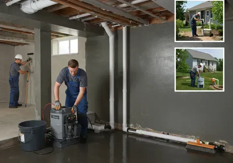 Basement Waterproofing and Flood Prevention process in Canton, IL